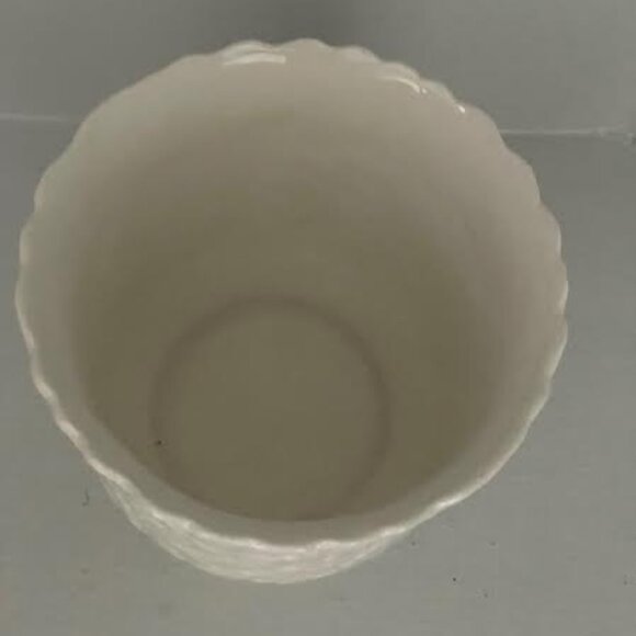 Royal Cauldon Footed 5" in Planter/Vase Cachepot Floral Woodstock Rose Flower - Picture 5 of 9